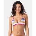 thumbnail image 1 of Roxy Sunset Swells Cut Out Bralette - Size S - Color: Berry Multi, 1 of 5