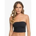 thumbnail image 1 of Roxy TRUE BLACK Beach Classica Bandeau Tankini Swim Top, US Large, 1 of 8