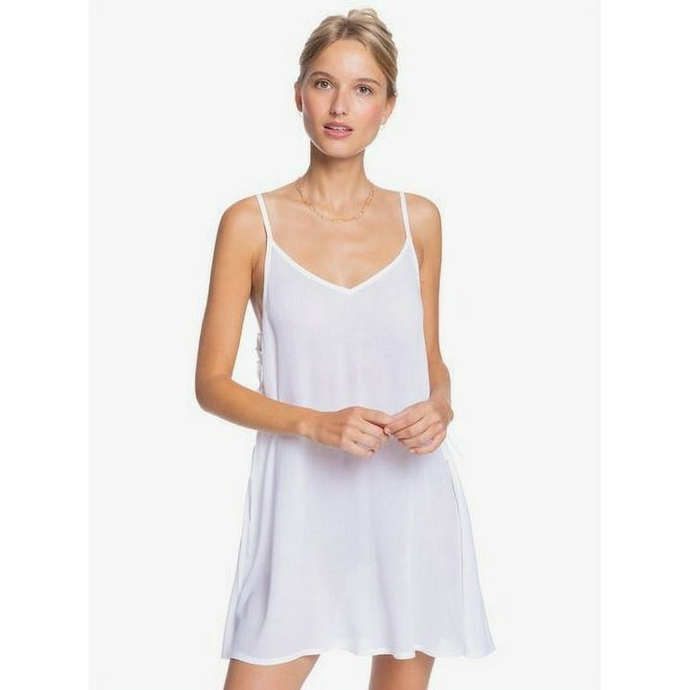 Beachy Vibes Roxy Beach Cover Up Roxy WHITE Solid Beachy Vibes