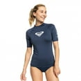 thumbnail image 1 of Roxy Whole Hearted Short Sleeved Rash Vest - Mood Indigo, 1 of 1