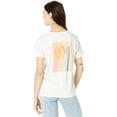 thumbnail image 1 of Roxy Women's Log Morning Relaxed Boyfriend Tee T-Shirt (X-Small, White), 1 of 4