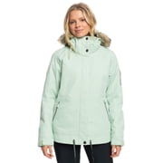 Roxy Womens Meade WarmFlight Insulated Jacket, X-Large, Cameo Green GEF0
