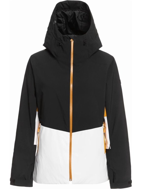 Roxy Women's Peakside Insulated Snow Jacket with DryFlight Technology (X-Small, True Black (KVJ0))