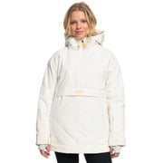 Roxy Womens Radiant Lines Overhead DryFlight Jacket, Egret, Large