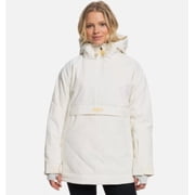 Roxy Womens Radiant Lines Overhead DryFlight Jacket, Egret, Size XS