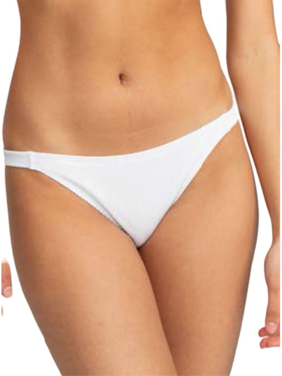 Roxy Women's Rib Love the Goofy Bikini Bottoms Color Bright White Small
