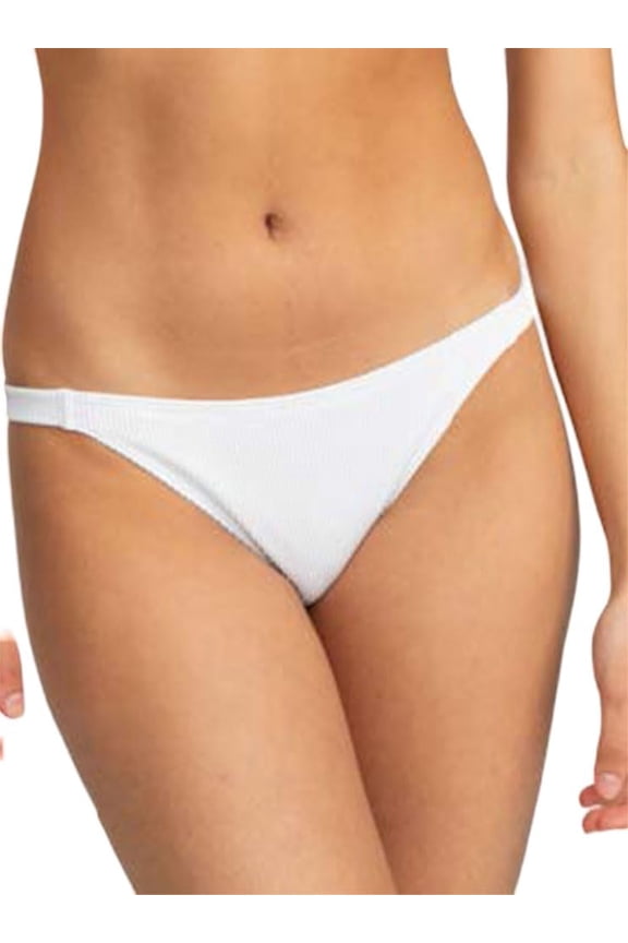 Roxy Women's Rib Love the Goofy Bikini Bottoms Color Bright White Small