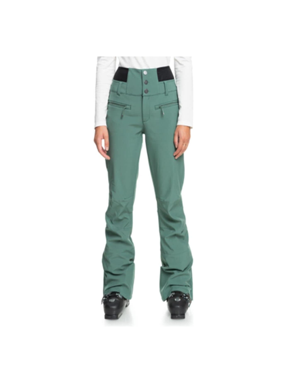 Women's Rising High Snow Pants with DryFlight Technology, Dark Forest,