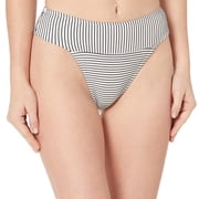 Roxy Womens Standard Bico Mind of Freedom High Leg Bikini Bottom, Bright White 211, L