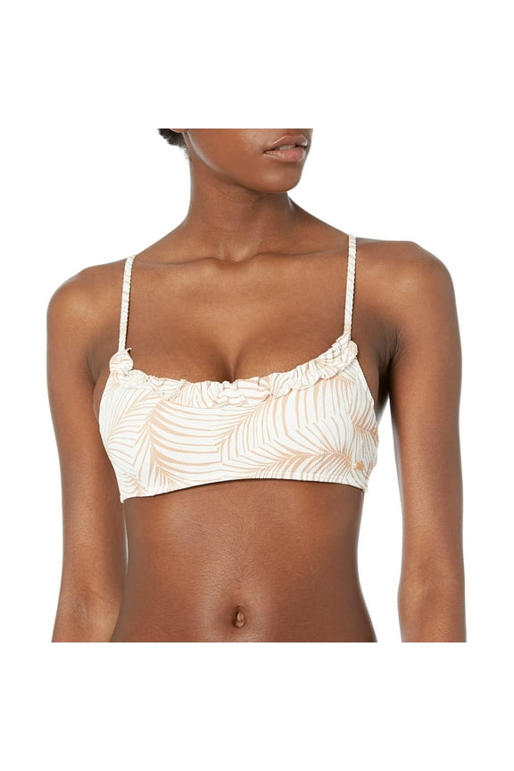 Women's Standard Dreams Underwire Bralette, Toast Palm Tree, XL