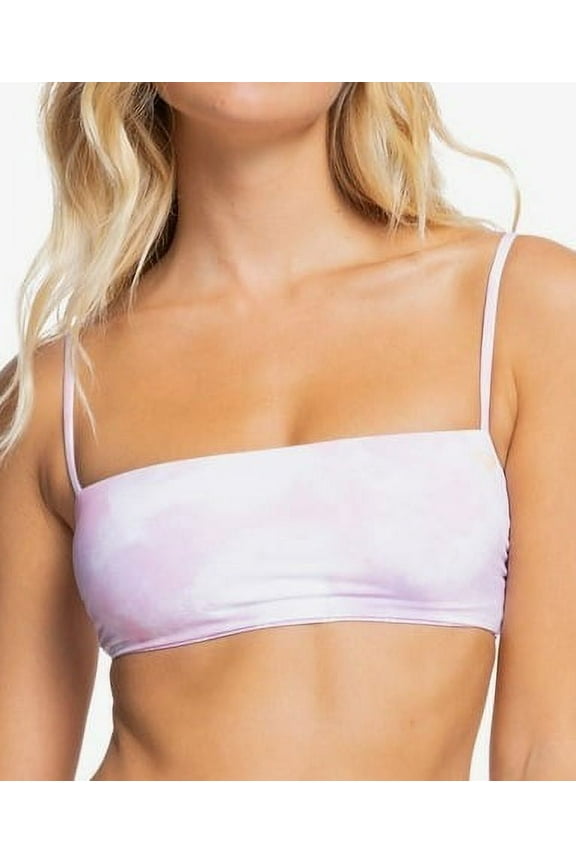 MULTI Sea and Waves Tiedye Reversible Bikini Swim Top, US X-Small