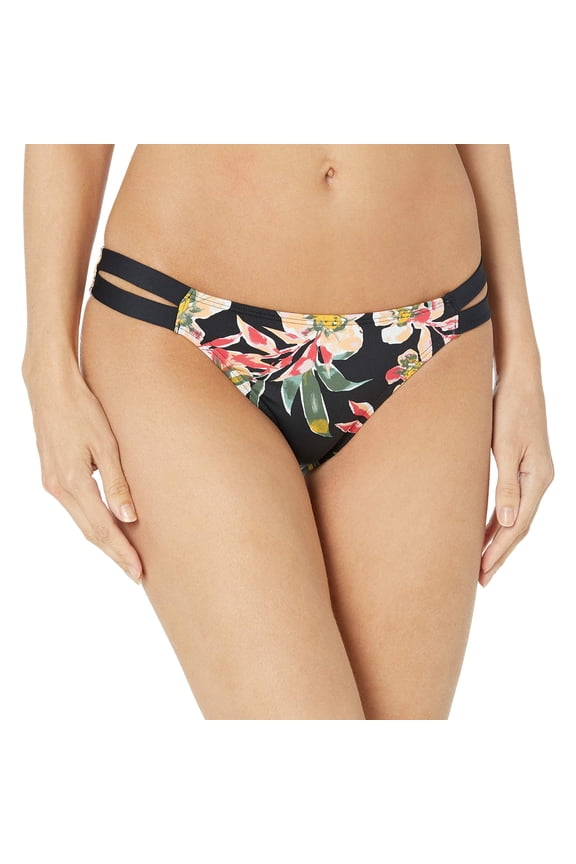 Women's Standard Surf Regular Swim Bottom, Anthracite Wonder Garden S, S