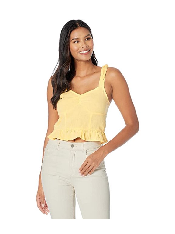 Womens Beyond Me Cotton Crop Tank, Sundress, Large