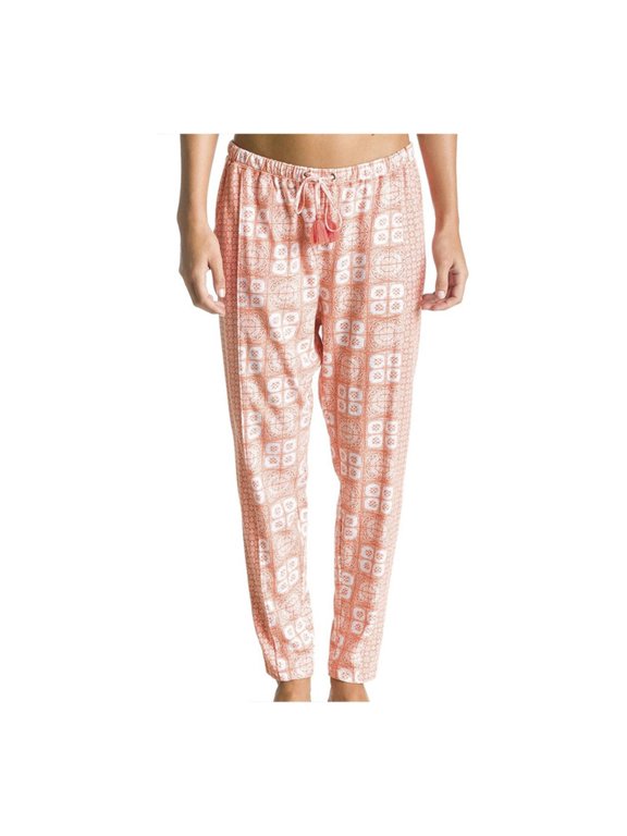 Womens Big Spring Harem Casual Jogger Pants, Orange, Large