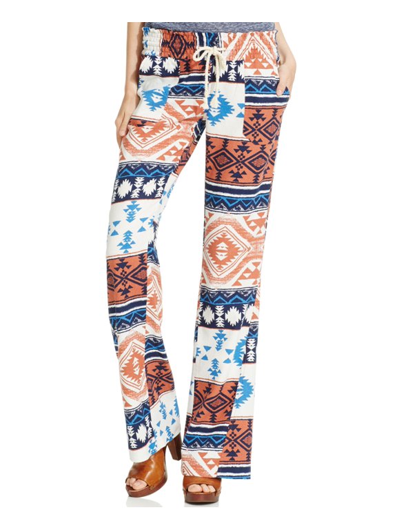 Womens Oceanside Printed Casual Lounge Pants