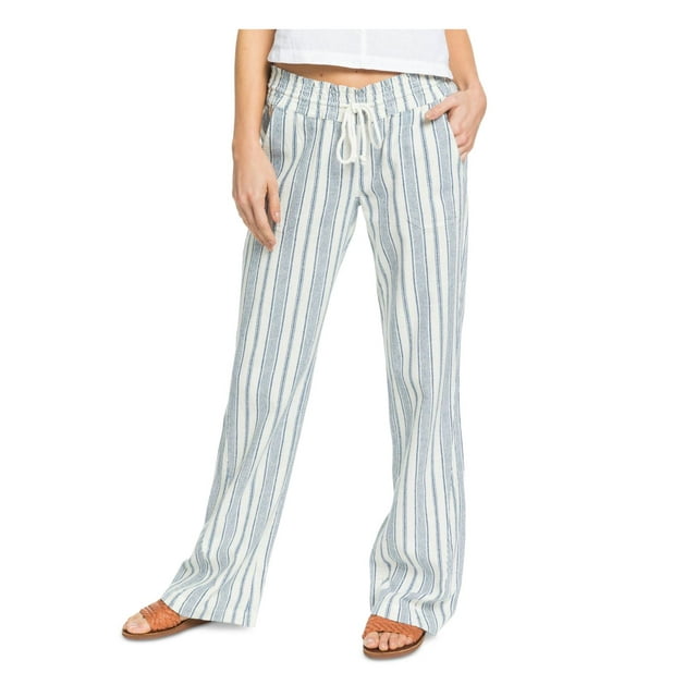 Roxy Womens Oceanside Striped Pull On Casual Pants - Walmart.com