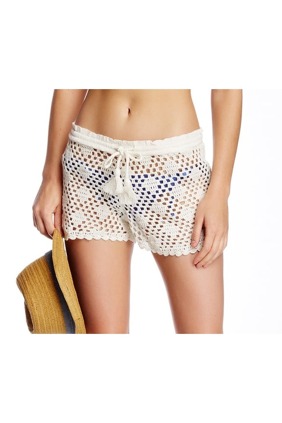 Womens Sand Dollar Short Ivory/Sea Spray XS