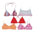thumbnail image 1 of Roxy Womens Triangle Bikini Top Bathing Suit Swimsuit Padded Summer Xs S M L New, 1 of 2