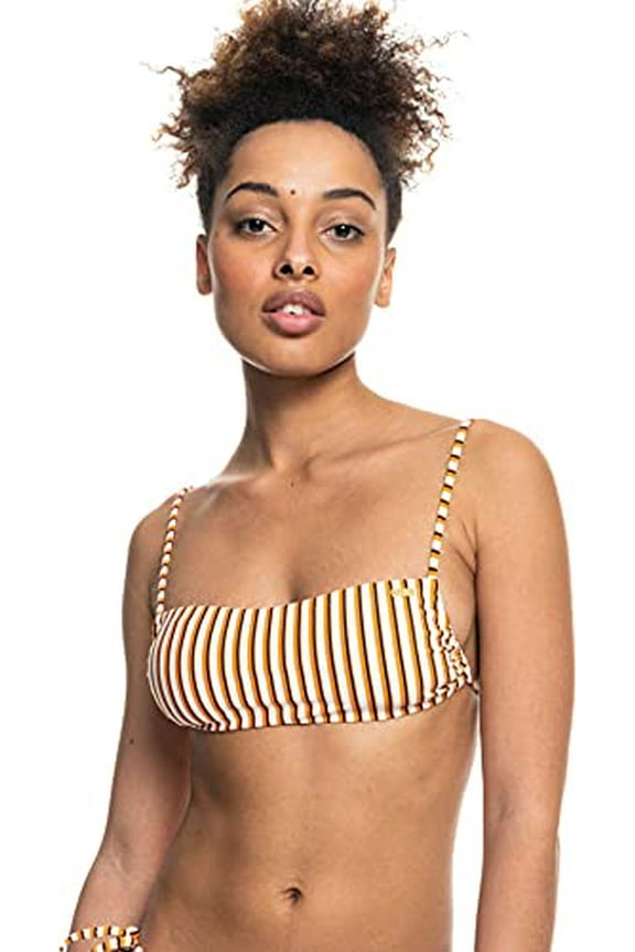 Young Women's Pt Beach Classics Bandeau Bra Golden Ochre Mony St L