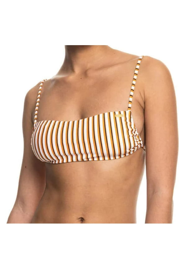 Young Women's Pt Beach Classics Bandeau Bra Golden Ochre Mony St XS