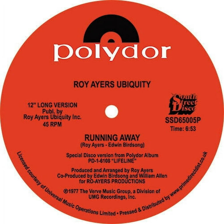 Roy Ayers Ubiquity / Running Away b/w Love Will Bring Us Back Together Roy Ayers Ubiquity / Running Away b/w Love Will Bring Us Back Together