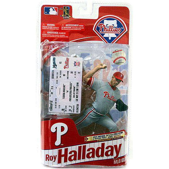 Roy Halladay (Philadelphia Phillies) Action Figure Gray Jersey MLB