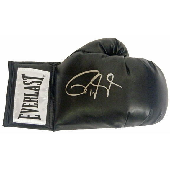 Roy Jones Jr Signed Everlast Black Boxing Glove