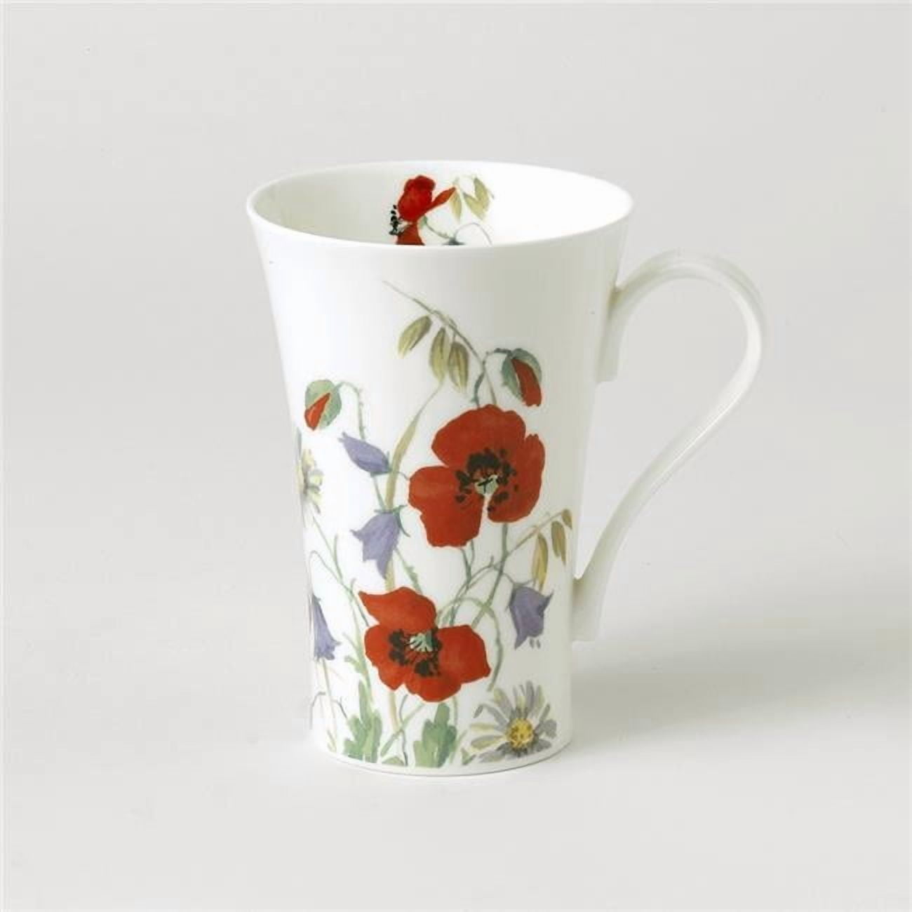 Roy Kirkham ER2408 600 ml English Meadow Multi Latte Mugs, Multi Color - Set of 6