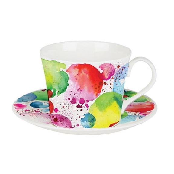 Roy Kirkham ER28141 105 mm The Planets Breakfast Cups & Saucers - Set of 2