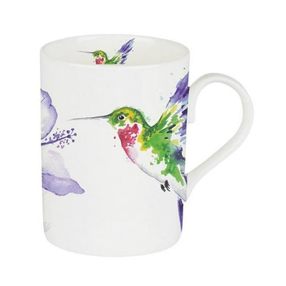 Roy Kirkham LUCY MUG - HUMMINGBIRD, Set of 6, Bone China Ceramic, Made in England