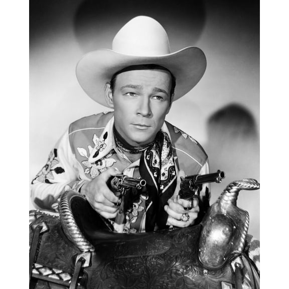 Roy Rogers 24X36 Classic Hollywood Poster Guns Drawn
