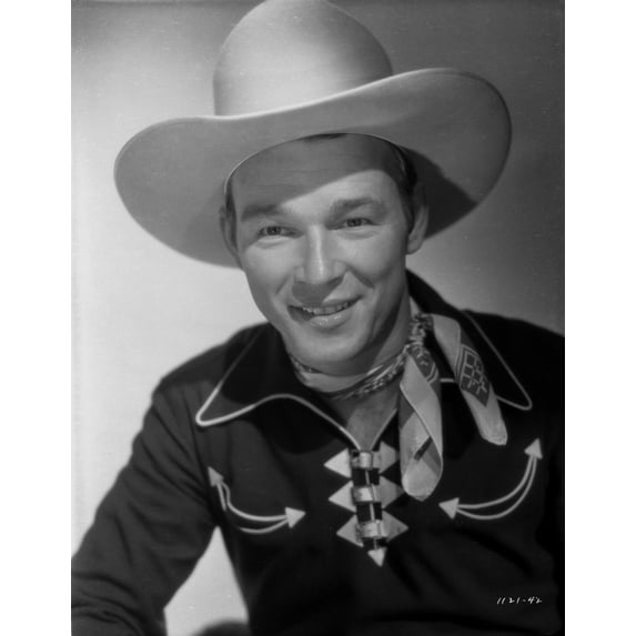 Roy Rogers Posed in Portrait with Cowboy Hat Photo Print (24 x 30)