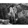 thumbnail image 1 of Roy Rogers Riding a Horse in Forest Ranger Outfit Photo Print (8 x 10), 1 of 1