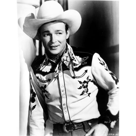 Roy Rogers in a cowboy hat Photo Print (24 x 30)