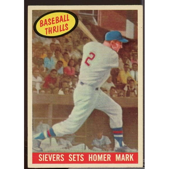 Roy Sievers BT/Homer Mark Card 1959 Topps #465
