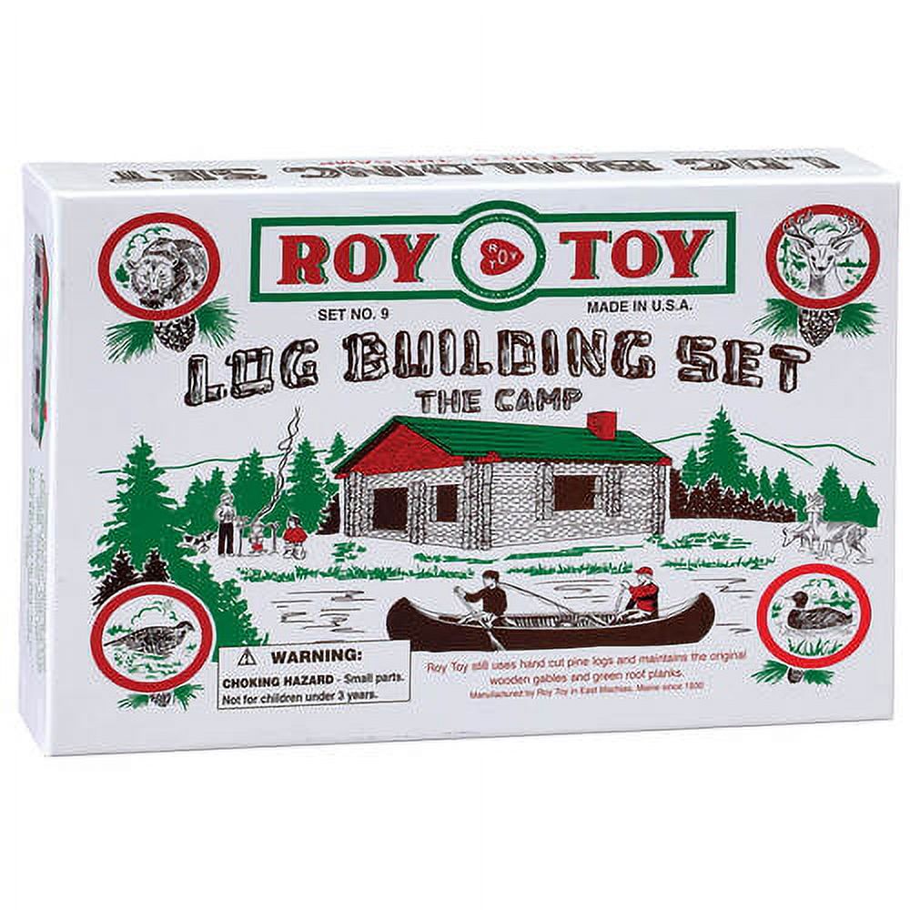 Roy Toy Log Building Set The Camp