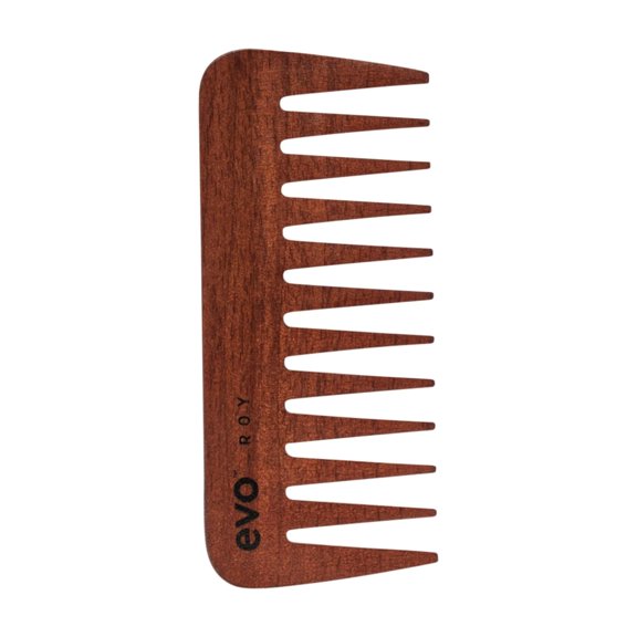 Roy Wide Tooth Detangling Comb for Curly & Thick Hair - Smooths, Reduces Frizz & Anti-Static