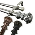 thumbnail image 1 of Royal 1" Double Curtain Rod 120-170 inch - Black, 1 of 2