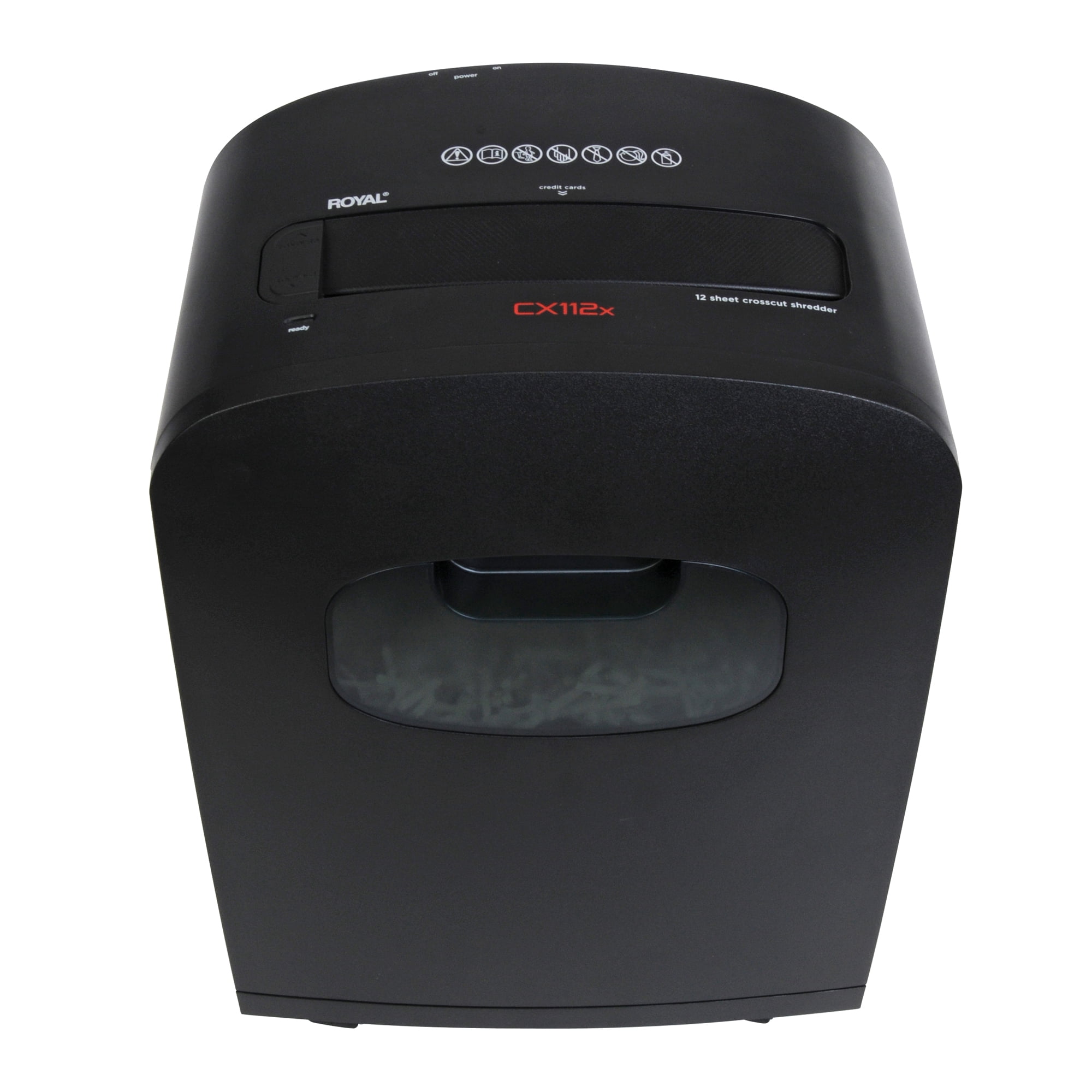 Royal CX112X 12-Sheet Crosscut Shredder with Basket