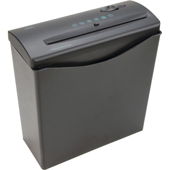 Royal 16999U JS55 6-Sheet Strip Cut Shredder With Basket
