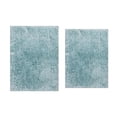 thumbnail image 1 of Royal 2-Piece Microfiber Bath Rug Set, Non-Slip Rubber Backing, Ultra-Absorbent, Quick-Dry, Machine Washable Plush Bathroom Mats for Shower and Tub, Soft Comfort, Turquoise, 1 of 8