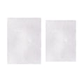 thumbnail image 1 of Royal 2-Piece Microfiber Bath Rug Set, Non-Slip Rubber Backing, Ultra-Absorbent, Quick-Dry, Machine Washable Plush Bathroom Mats for Shower and Tub, Soft Comfort, White, 1 of 9