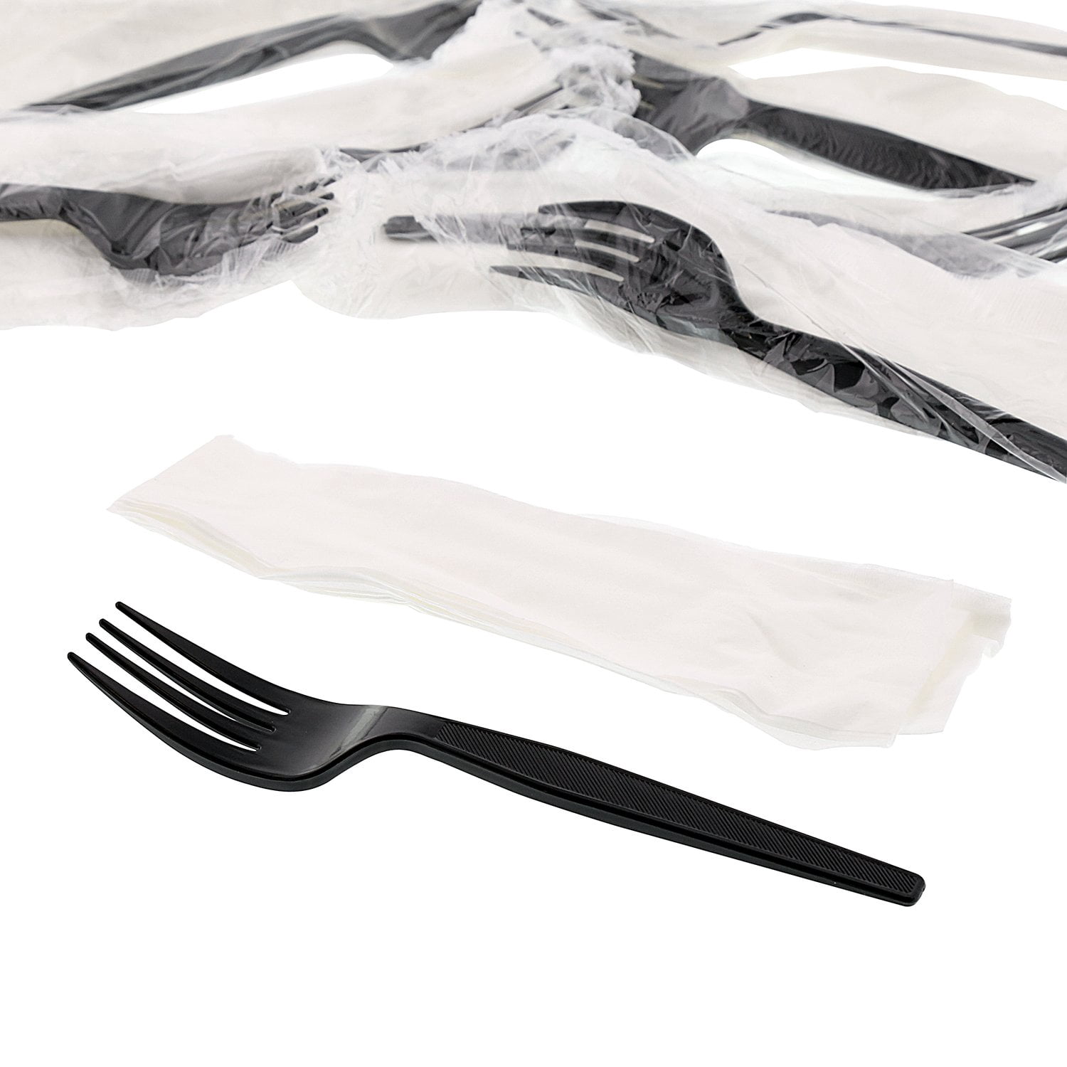 Royal 2-in-1 Disposable Silverware Set with Fork and 13x17 Inch Napkin ...