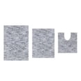 thumbnail image 1 of Royal 3-Piece Microfiber Bath Rug Set, Soft Plush Bathroom Mats with Non-Slip Rubber Backing, Quick-Dry, Ultra-Absorbent, Machine Washable Rugs for Shower, Tub, Vanity, and Toilet Areas, Grey, 1 of 1