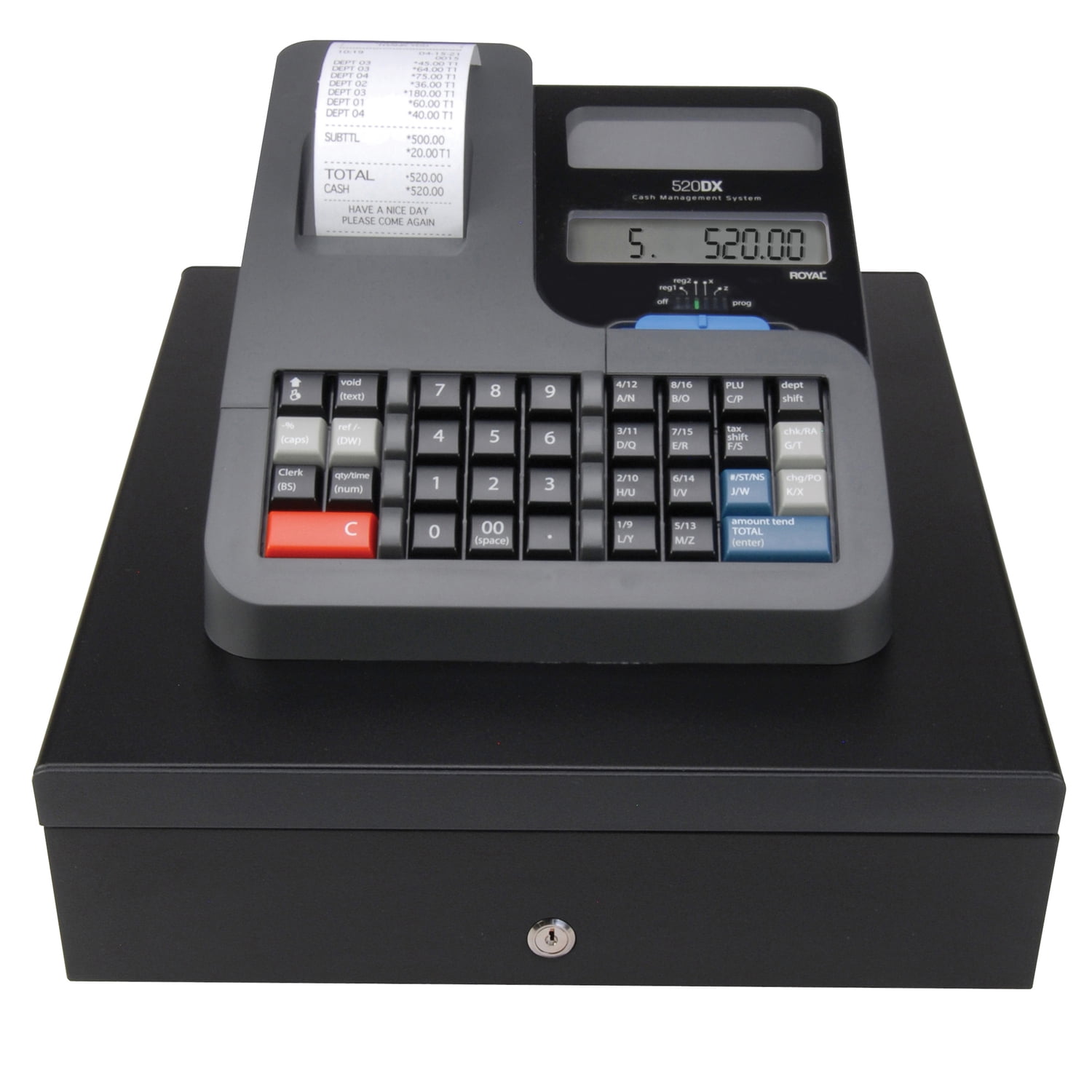 Royal 520DX Electronic Cash Register, 89395UPT