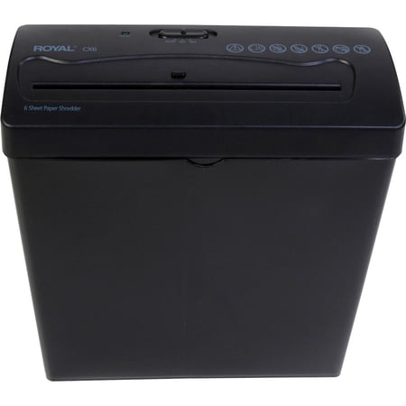 Royal® 6 Sheet Cross-Cut Shredder, Black, CX6