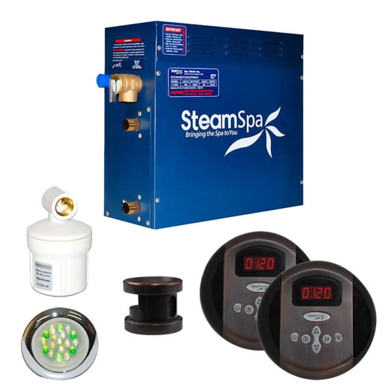 Royal 9kw Steam Generator Package in Oil Rubbed Bronze