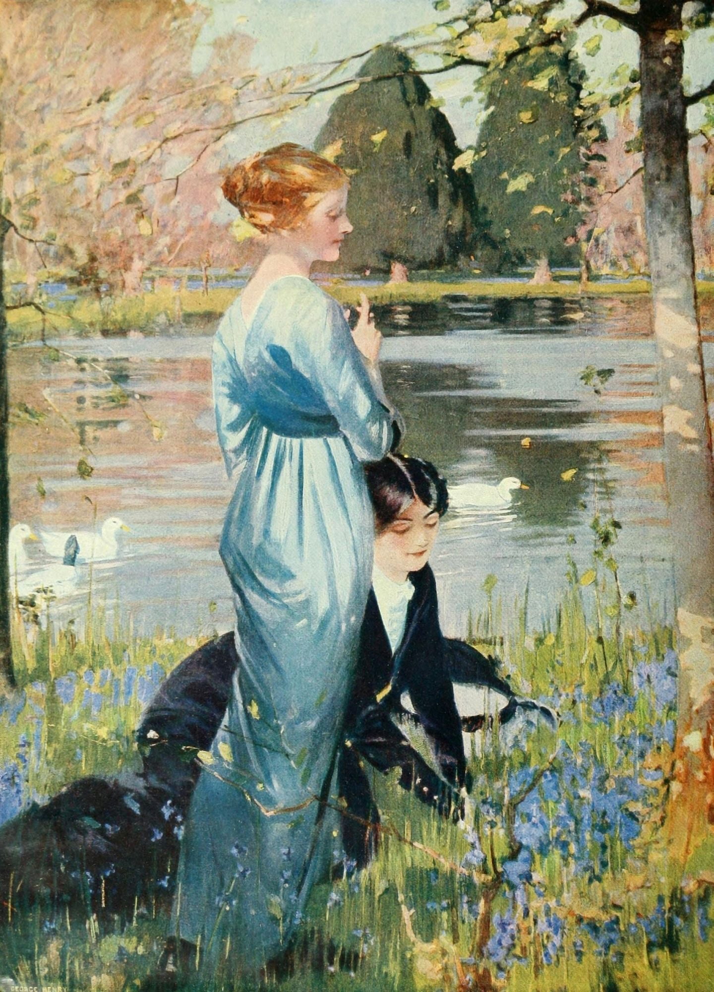 Royal Academy Illustrated 1914 Spring Canvas Art - George Henry (18 x 24)