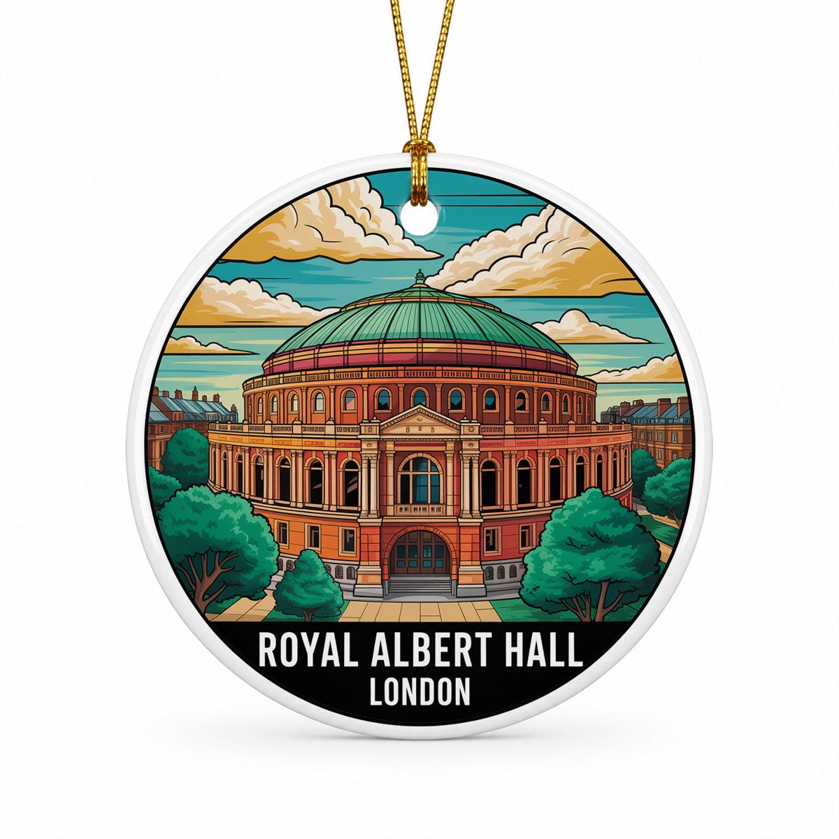 Royal Albert Hall Christmas Holiday Ornament, London Vacation Souvenir ...