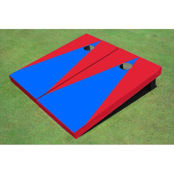 Royal And Red Matching No Stripe Triangle Set